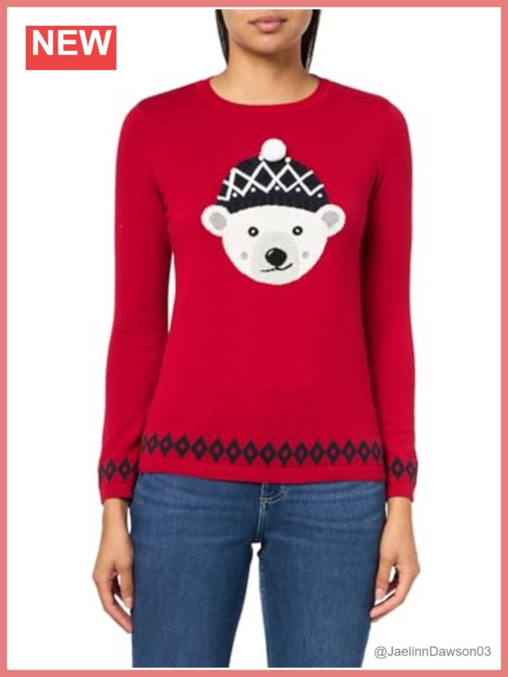 Tommy Hilfiger Women's Crewneck Graphic Sweater Pullover